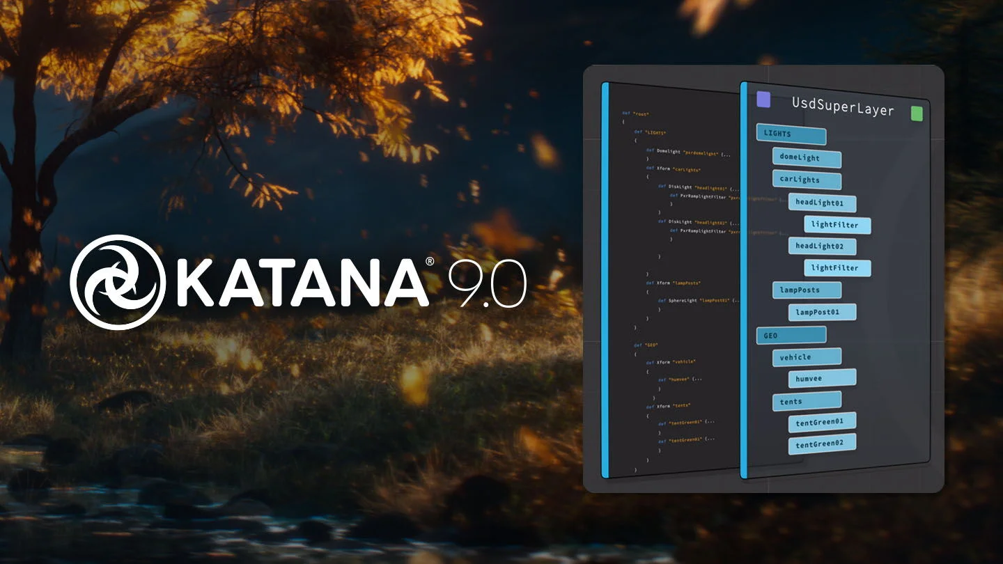 Katana 9.0, VFX lighting, USD pipeline, node-based lighting, VFX pipeline, scene data management