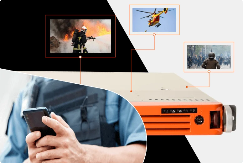 LiveU Video Return for real-time video monitoring on mobile devices