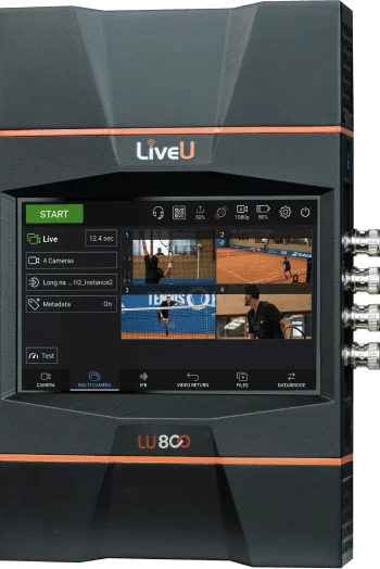 Why choose LiveU LU800 for reliable multi-camera 5G live production 