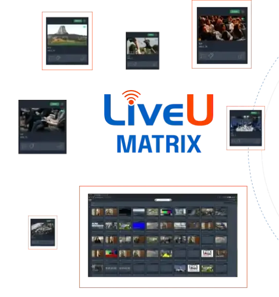 LiveU Matrix platform for global live video distribution 
