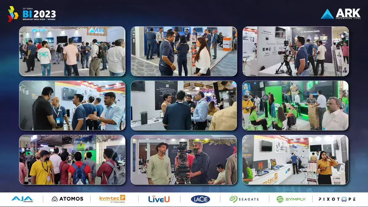 ARK Infosolutions Shines at BI2023: Showcasing Cutting-Edge Tech for Media and Entertainment Industry